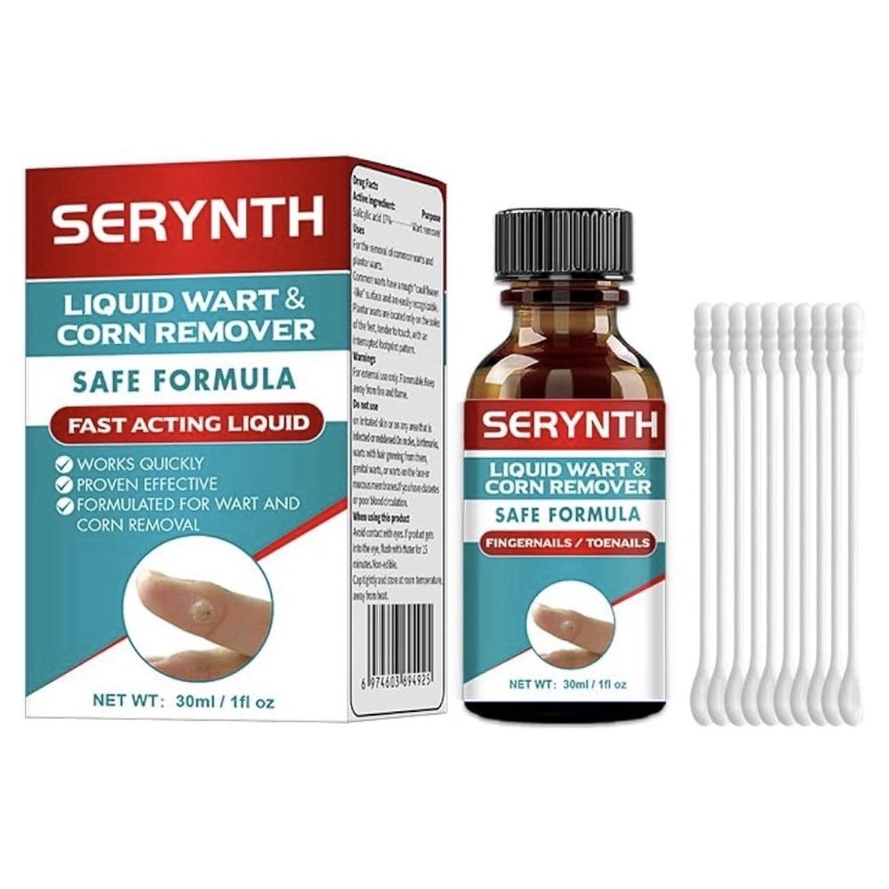 Serynth Liquid Wart & Corn Remover 30ml Fast Acting Salicylic Acid‎ 17% Formula